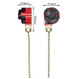 Zing Ear 3 Speed Rotary Fan 4 Wire Replacement Speed Control Ceiling Fan Switch Pull Chain Switch Bronze Finish? (ZE268S1Bronze)
