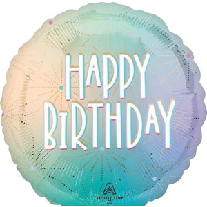 Happy Birthday Pastel Balloon