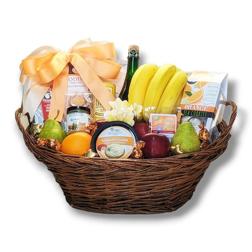 Premium Valentine's Day Fruit Basket by GourmetGiftBaskets.com