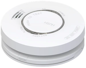 VULCAN SERIES SMOKE ALARM 240V POWERED WITH 9V BATTERY BACKUP