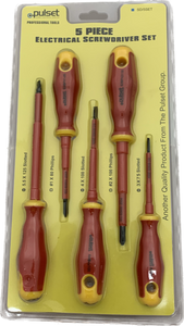1000V INSULATED ELECTRICAL SCREWDRIVER SET 5PCS