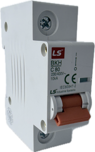 80Amp 1 Pole MCB 10KA