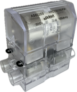 Front Wired FUSE HOLDER 100A + CARTRIDGE 63A Loaded