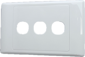SL 3 Gang Unloaded Switch Plate