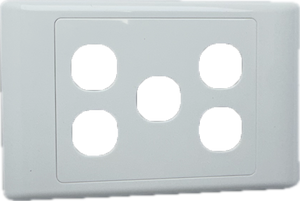 SL 5 Gang Unloaded Switch Plate