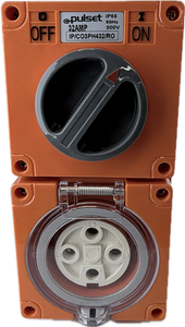 3 Phase 4 Round Pin Combo - 32Amp - RO