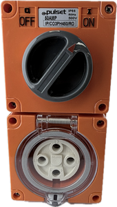 3 Phase 4 Round Pin Combo - 50Amp - RO