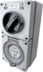 3 Phase 5 Round Pin Combo - 10Amp