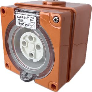 3 Phase 4 Round Pin Socket - 10Amp - RO