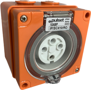 3 Phase 4 Round Pin Socket - 10Amp - RO