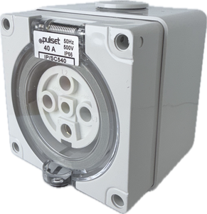 3 Phase 5 Round Pin Socket - 40Amp