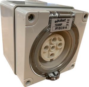 3 Phase 5 Round Pin Socket - 40Amp