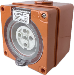 3 Phase 5 Round Pin Socket - 10Amp - RO