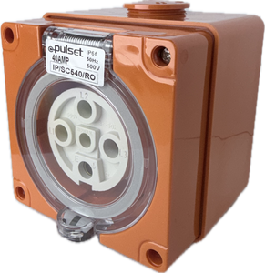 3 Phase 5 Round Pin Socket - 40Amp - RO