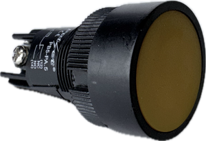 Push Button - Set SR N/O + N/C Yellow