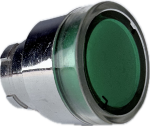 Push Button - Convex Green