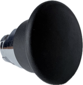 Push Button - Mushroom 40 Black