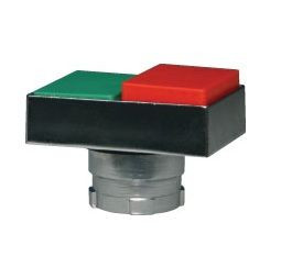 Push Button - Double Button Green/Red