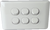 K Series 6 Gang Loaded Switch Plate
