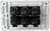 K Series 6 Gang Loaded Switch Plate