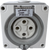 3 Phase 4 Round Pin Socket - 32Amp