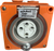 3 Phase 4 Round Pin Socket - 50Amp - RO