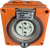 3 Phase 5 Round Pin Socket - 10Amp - RO
