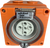 3 Phase 5 Round Pin Socket - 40Amp - RO