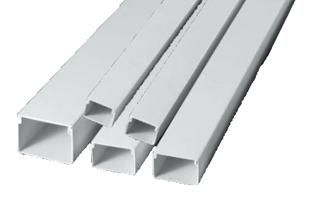 100mm x 50mm Ducting - White