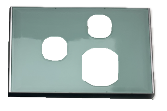 GS GPO1X Cover Plate - Frosted