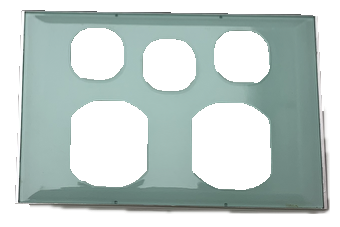 GS GPO2X Cover Plate - Frosted