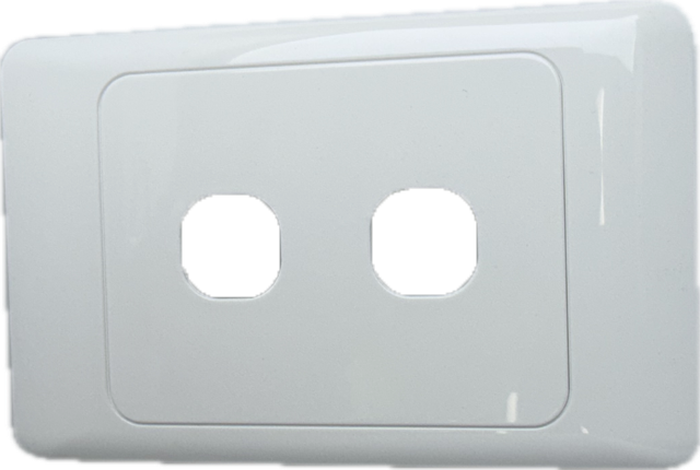 NP Switch Plate Unloaded 2 GANG