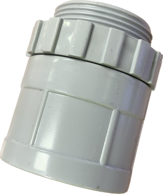 50mm Plain to Screwed Adaptor