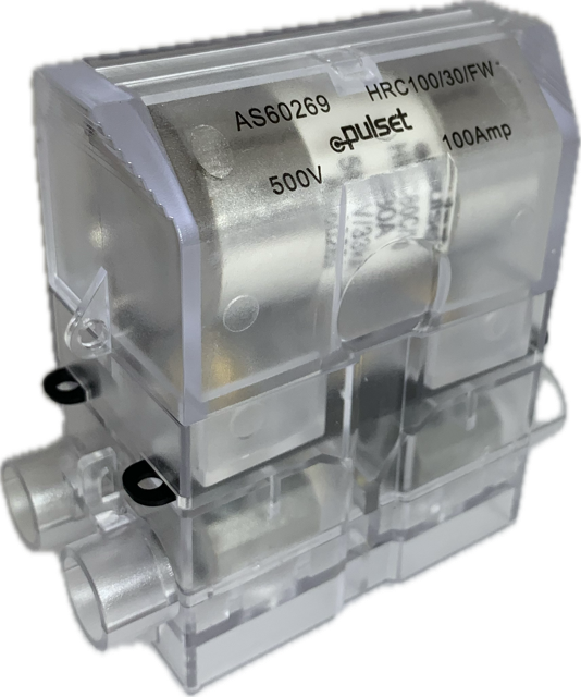 Front Wired FUSE HOLDER 100A + CARTRIDGE 80A Loaded