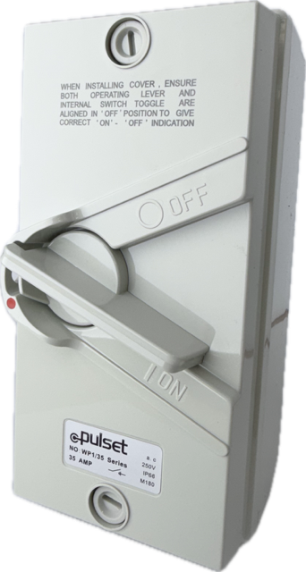 1 Pole 35Amp Weatherproof Isolator