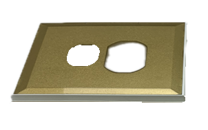 GS GPO1 Cover Plate - Gold