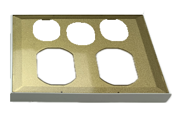 GS GPO2X Cover Plate - Gold