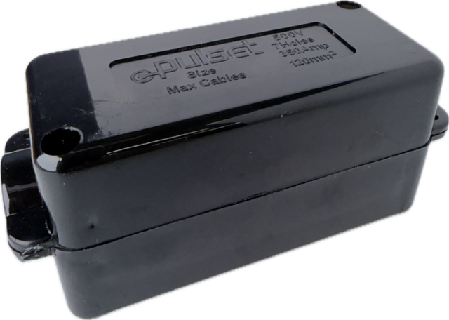 350A Neutral Link 7 Hole - Black