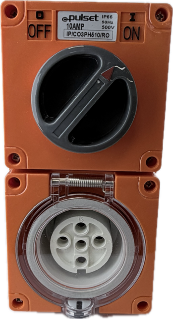 3 Phase 5 Round Pin Combo - 10Amp - RO