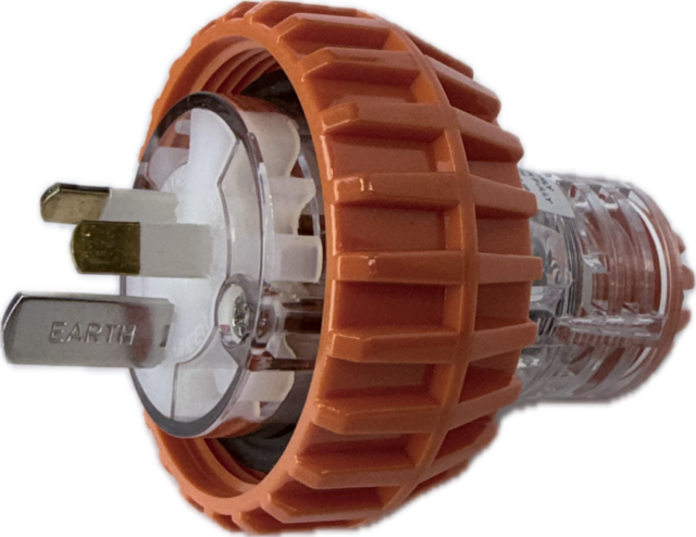 Single Phase Plug - 3 Pin Flat - 15Amp
