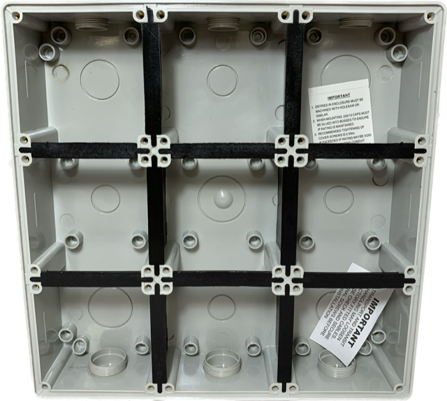 9 Gang Deep Mounting Enclosure