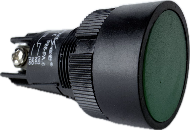 Push Button - Set SR N/O + N/C  Green