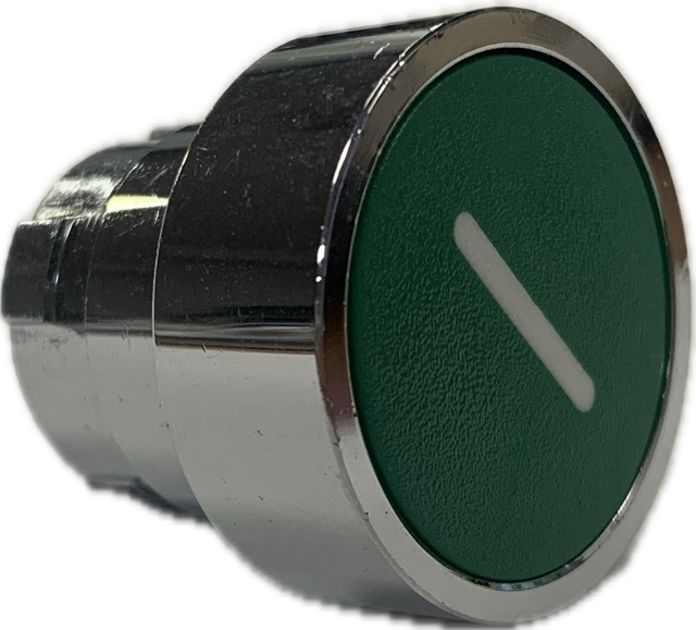 Push Button - Green Button with I