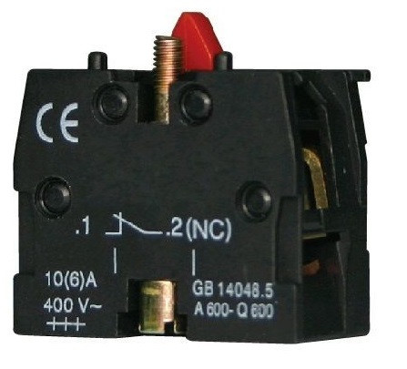 Push Button N/C Contact Only