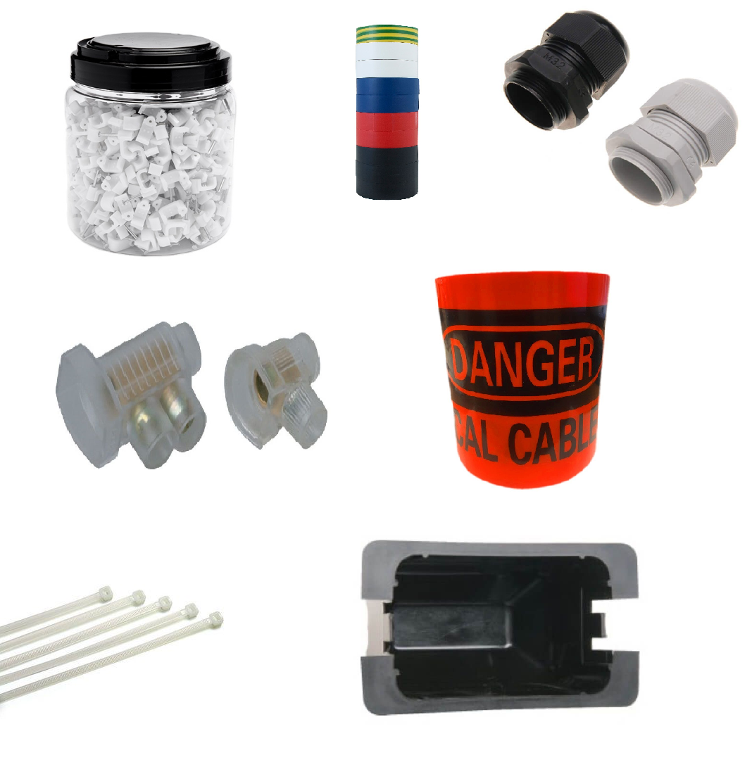 Cable Glands,  Tape,  Connectors and Accessories