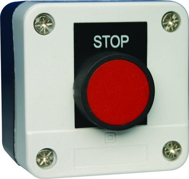 Push Button - 1 SR Stop Red - Pulset Pty Ltd