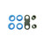 Image set of XRF Chassis K6531 Front Inner Tie Rod End Bushing Kit