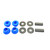 Image set of XRF Chassis K8680 Front To Arm Strut Rod Bushing Kit