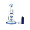 7.8 Inch DJ Water Pipe Lookah Glass Gold