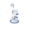 7.8 Inch DJ Water Pipe Lookah Glass Gold